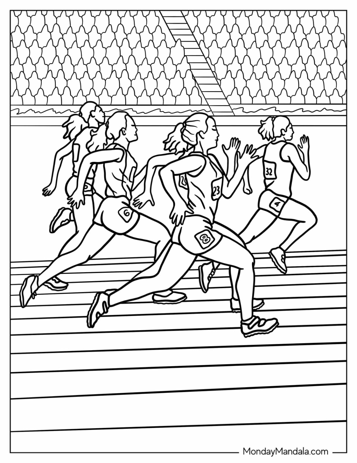 20 olympics coloring pages (free pdf printables)